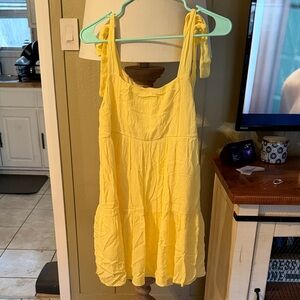Altar'd State Sunny Yellow Dress